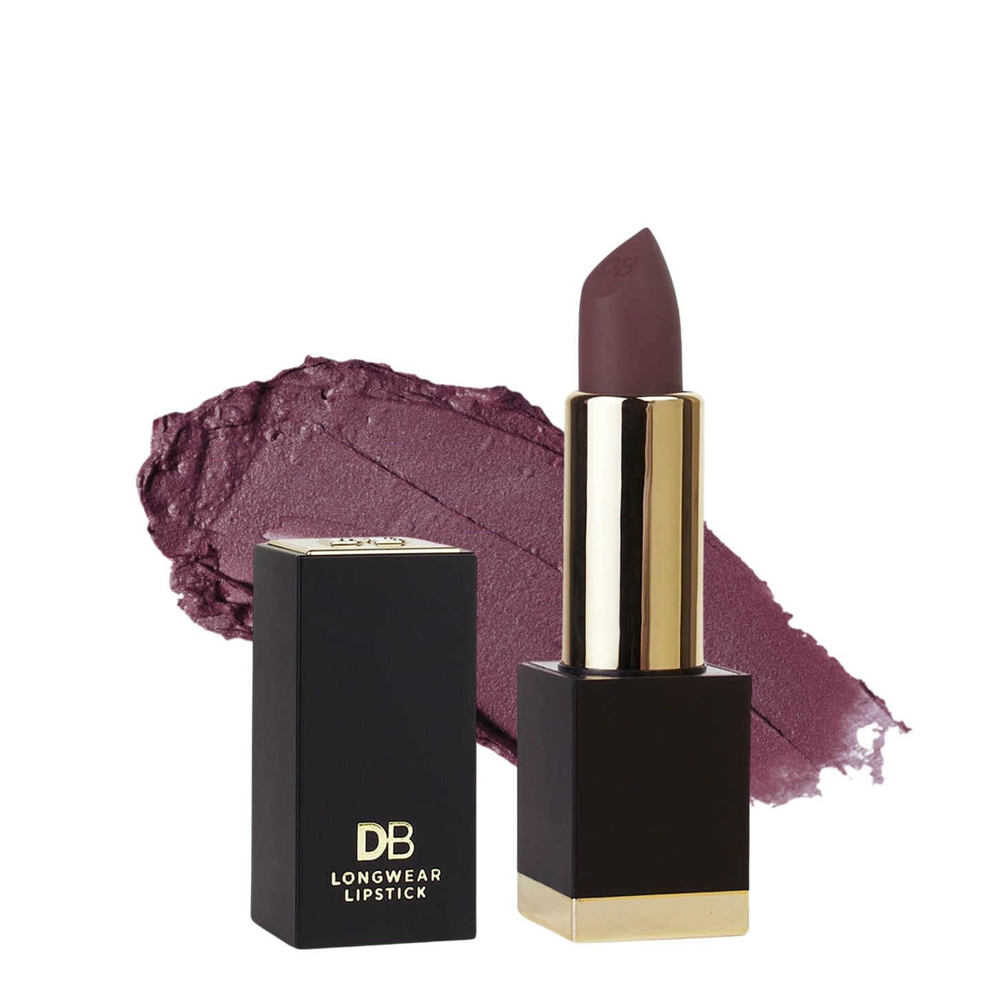 Bold Longwear Lipstick (Perfect Plum) | DB Cosmetics | Thumbnail