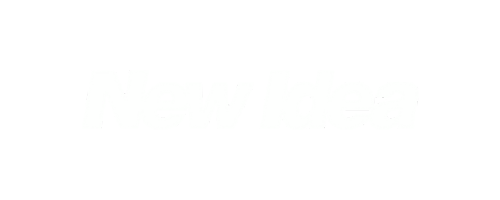 White text reads "New Idea" on a black background.