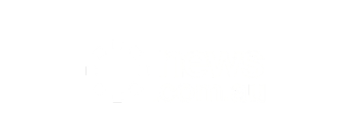 Logo of news.com.au, featuring a stylised sunburst design on the left and the website name in bold, lowercase letters on a black background.