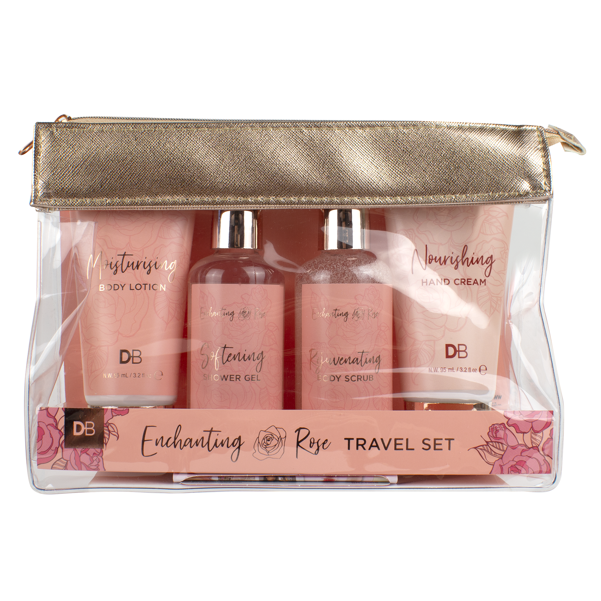 Enchanting Rose Travel Set | DB Cosmetics