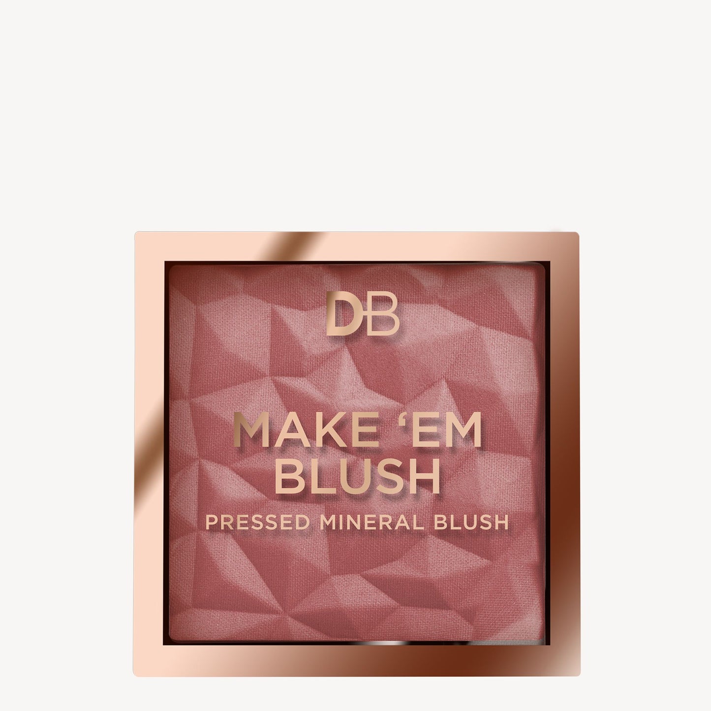 Make 'Em Blush Pressed Mineral Blush (Pink Glow) | DB Cosmetics