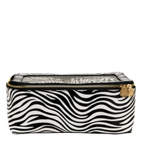 See-All Cosmetic Bag Trio (Zebra) | Closed | DB Cosmetics