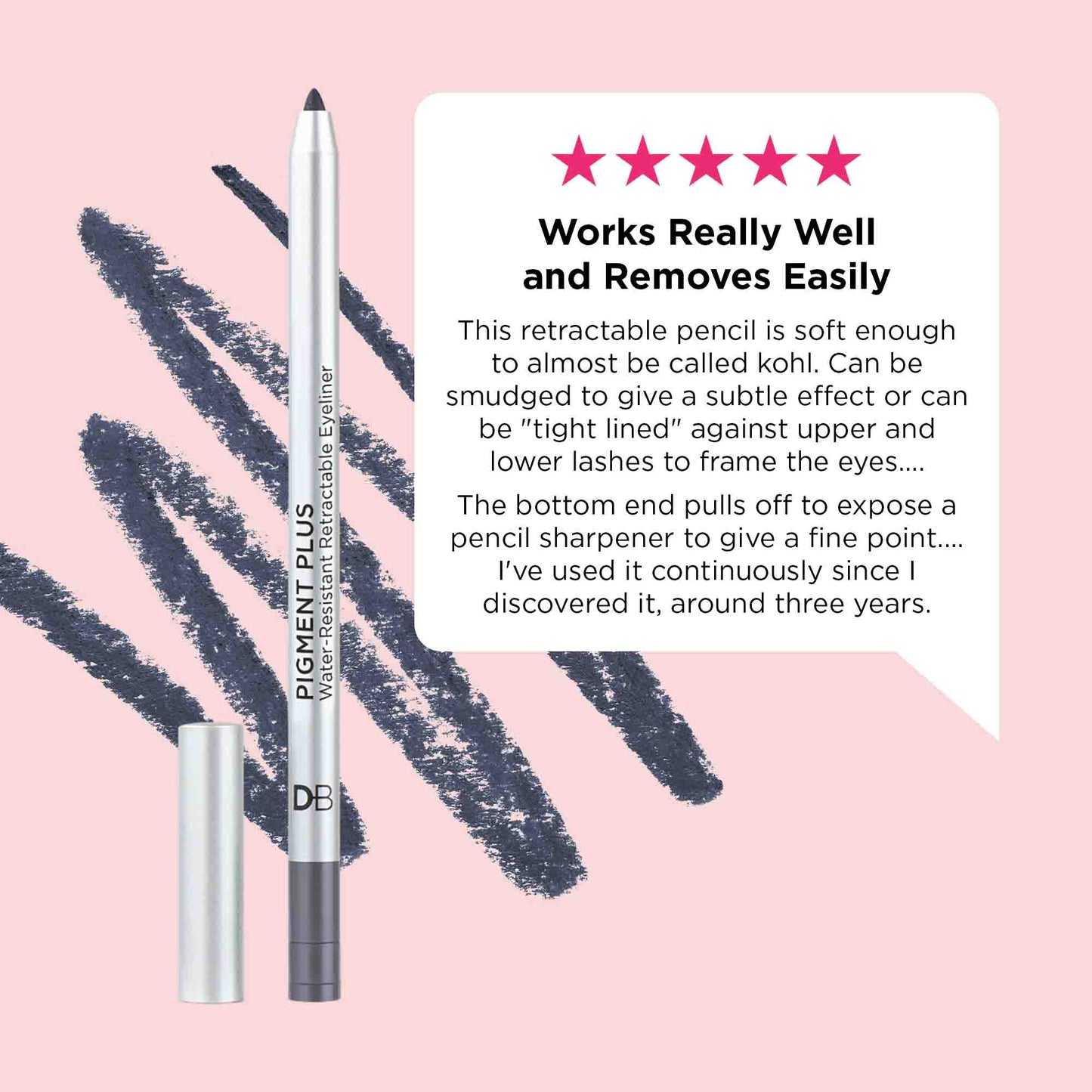 Pigment Plus Retraceable Eyeliner Hero Review | DB Cosmetics