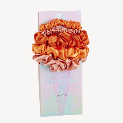 Neapolitan Scrunchie Set (Mango) | DB Cosmetics | Thumbnail