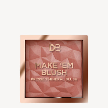 Make 'Em Blush Pressed Mineral Blush (Rose Glow) | DB Cosmetics