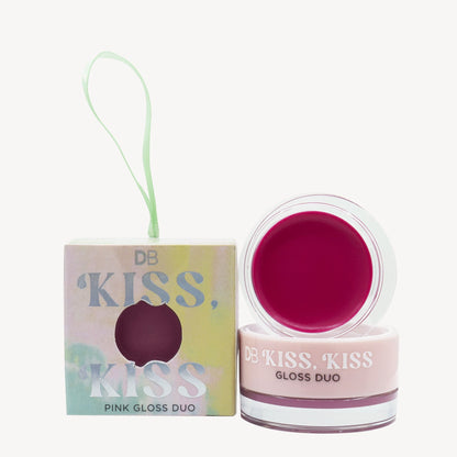 Kiss, Kiss Lip Gloss Pot Duo (Pink) | DB Cosmetics | Thumbnail
