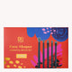 Box of Designer Brands face shaper essential brush set (Eyes) with colorful design