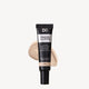 Black tube of DB Master Illusion High Coverage Concealer on white background, with beige swatch. Contains vitamins C & E, shea butter, aloe vera.