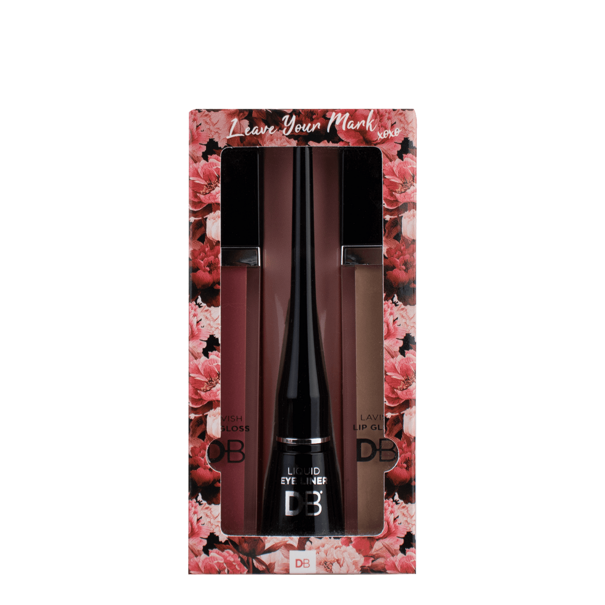 Leave Your Mark 2-Piece Lip Gloss + Liquid Eyeliner Kit | DB Cosmetics | 02