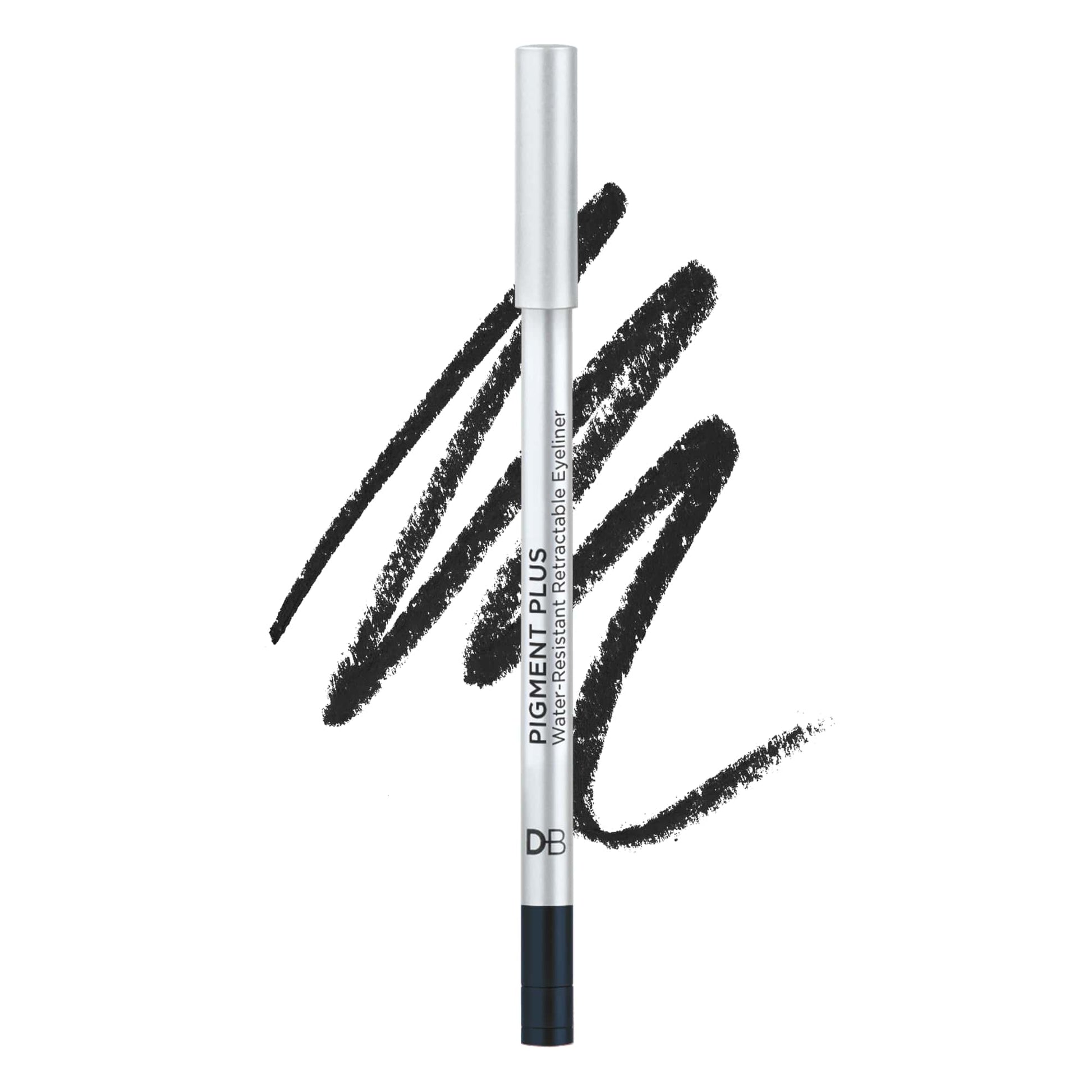 Pigment Plus Water Resistant Eyeliner (Black Abyss) with swatch | DB Cosmetics