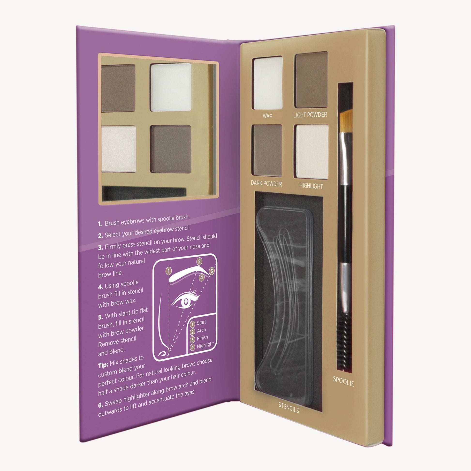 Pro Brow Kit with Stencils