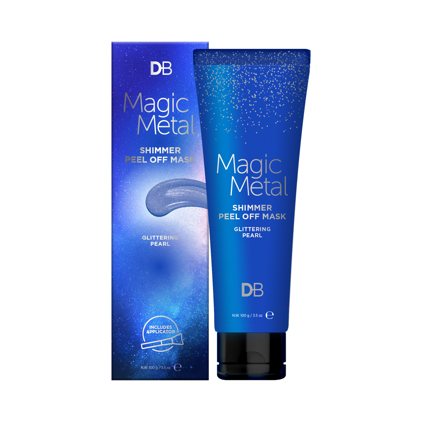 Magic Metal Shimmer Peel Off Mask (Glittering Pearl) | DB Cosmetics