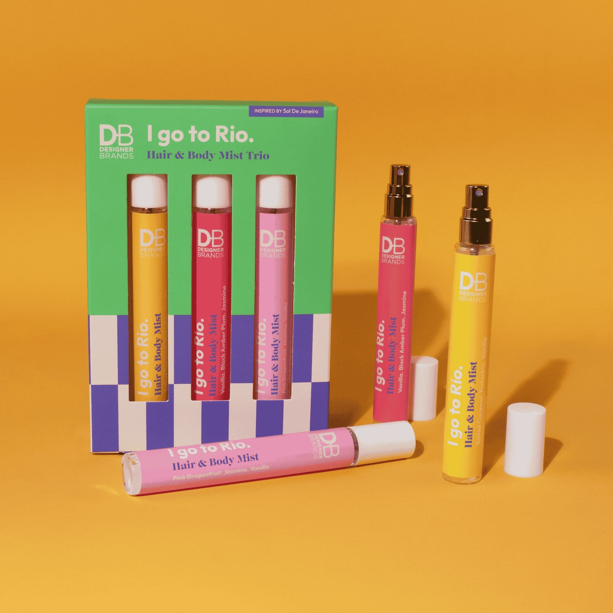 I Go To Rio Hair & Body Mist Trio | DB Cosmetics | Lifestyle 01