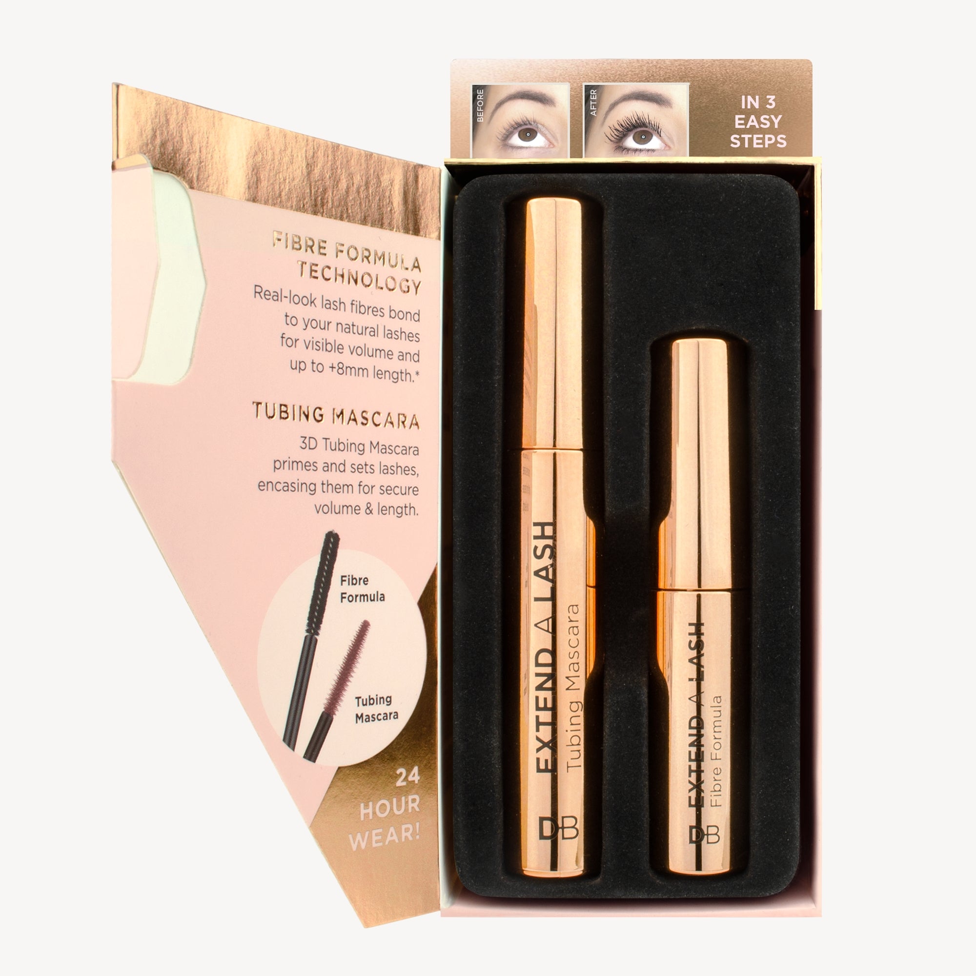 Extend A Lash Mascara (Rose Gold) | DB Cosmetics | Info