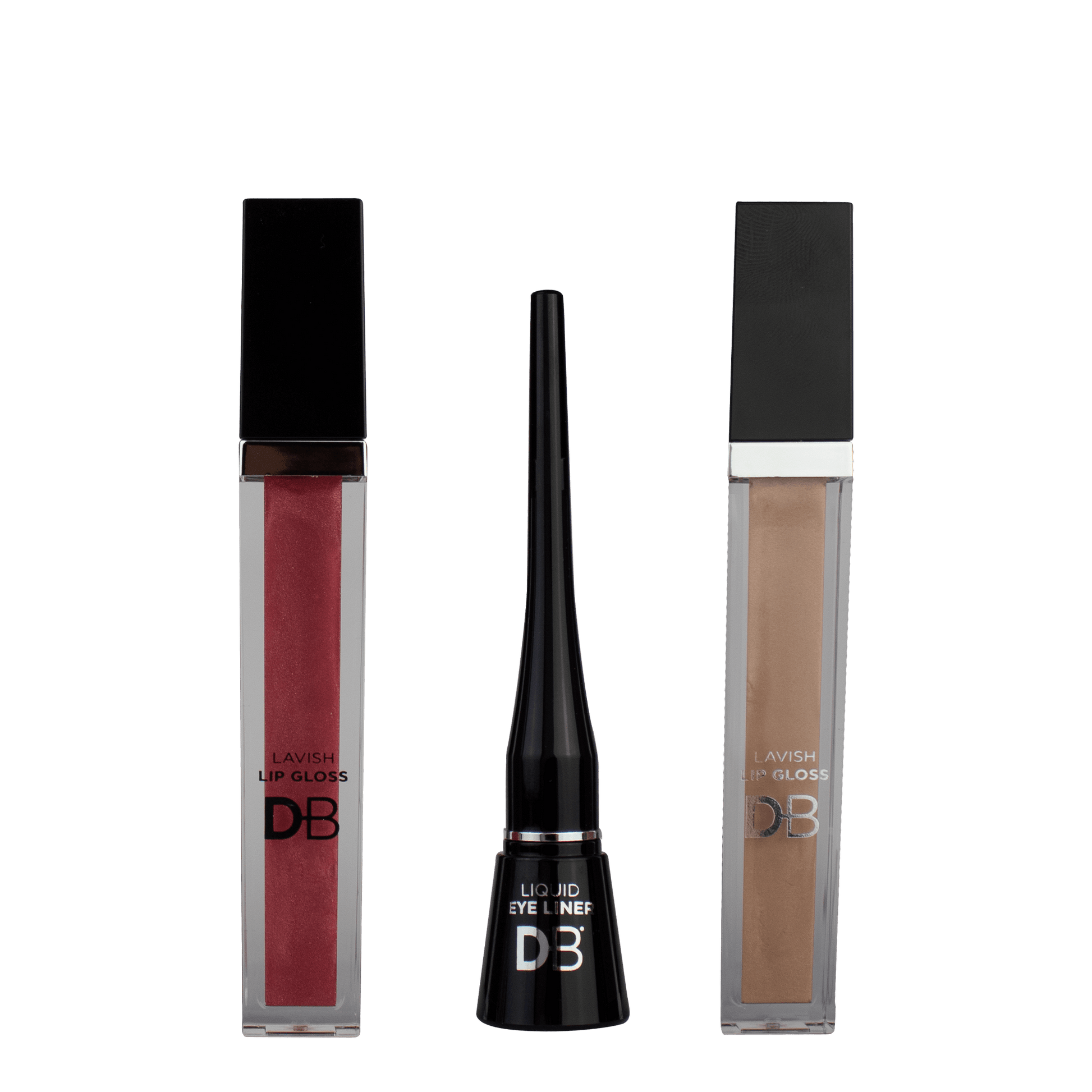 Leave Your Mark 2-Piece Lip Gloss + Liquid Eyeliner Kit | DB Cosmetics | 03