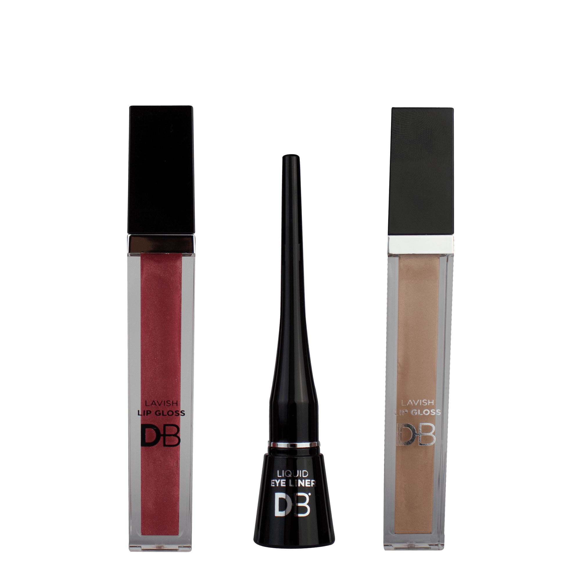 Leave Your Mark 2-Piece Lip Gloss + Liquid Eyeliner Kit | DB Cosmetics | 03