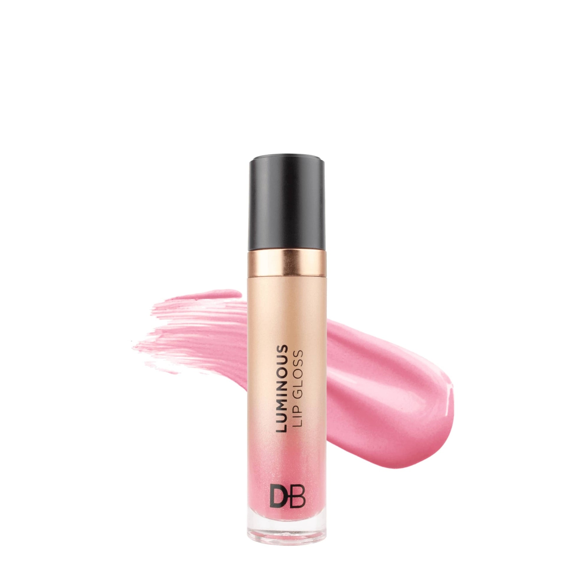 Luminous Lip Gloss (Fairy Floss) with swatch | DB Cosmetics
