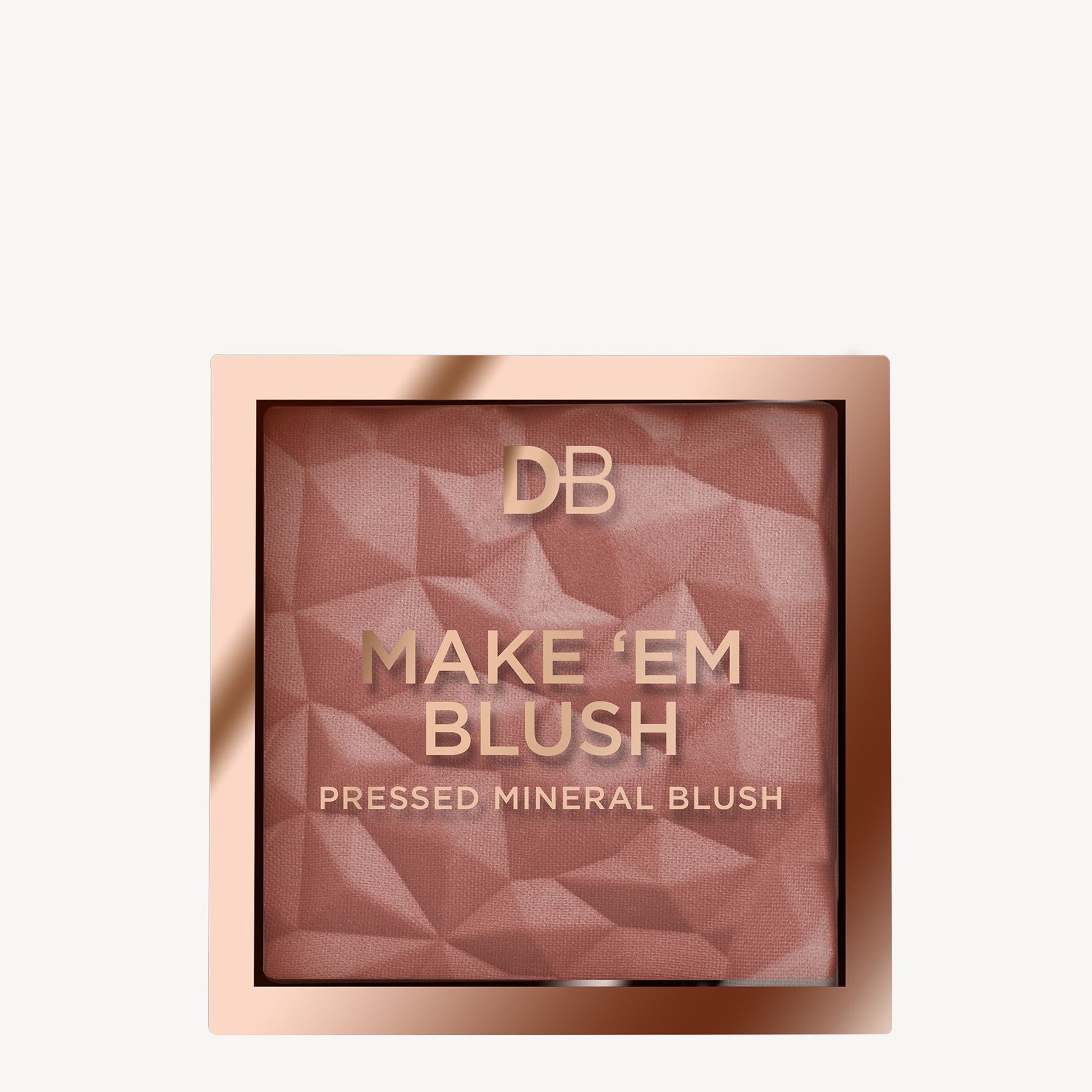Make 'Em Blush Pressed Mineral Blush (Nude Glow) | DB Cosmetics