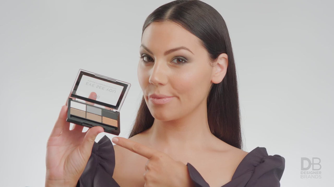 Eye See You Eyeshadow Palette in Smoke & Glitter | Application Video | DB Cosmetics